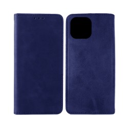 Leather Flip Cover with Internal Pocket for Apple iPhone 11 Pro Max Blue Leather Flip Cover with Internal Pocket for Apple iPhone 11 Pro Max Blue